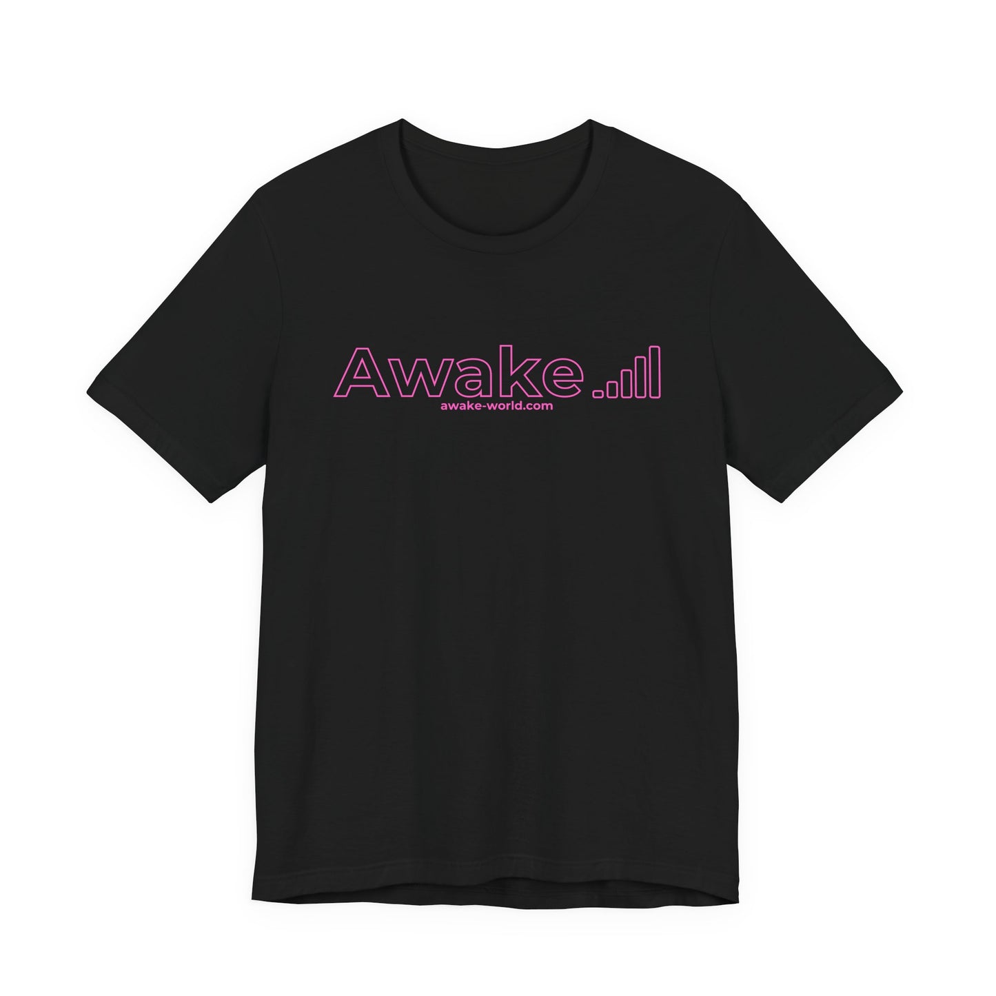 Awake Jersey Short Sleeve Tee (Pink Signal)