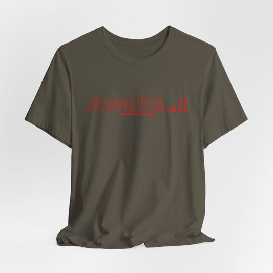 Awake Jersey Short Sleeve Tee (Red Signal)